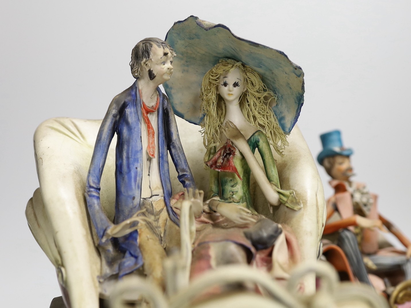 Two Italian Capo di Monte - type figural models